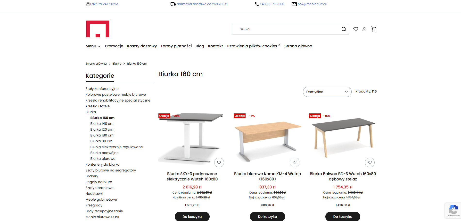 Miniatura artykułu Dla kogo biurka 160 cm są najlepszym wyborem?