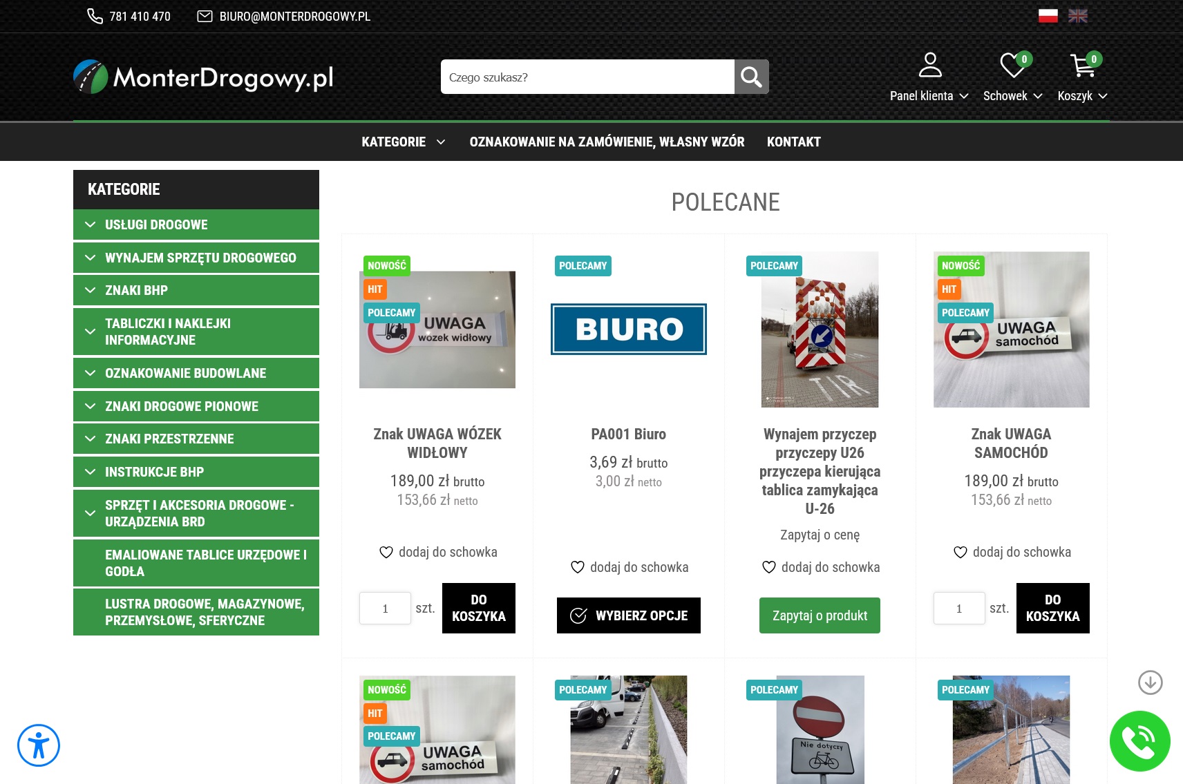 Miniatura artykułu Producent znaków BHP online - czy zamówienie przez internet jest bezpieczne i zgodne z normami?