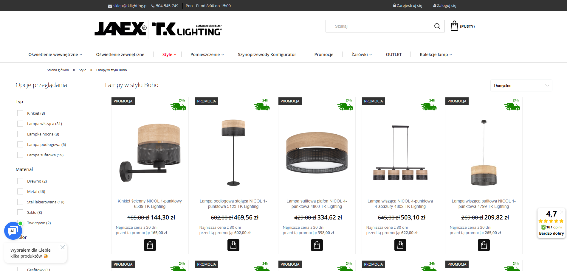 Miniatura artykułu Top 5 pomysłów na oświetlenie salonu w stylu boho