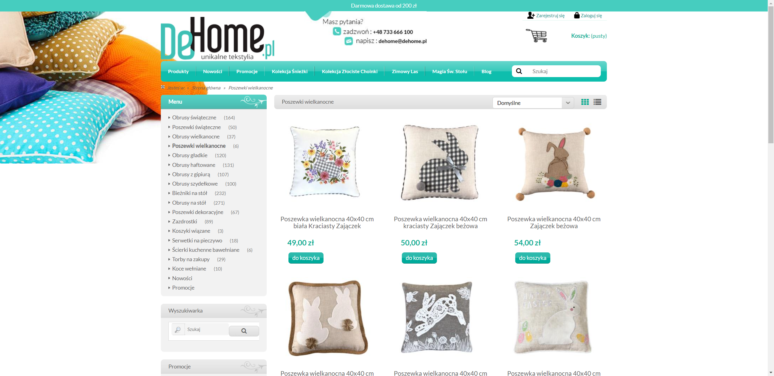 Miniatura artykułu Wiosenna metamorfoza salonu małym kosztem. Jak wykorzystać poszewki wielkanocne w aranżacji?