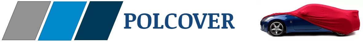 Logo firmy Polcover - pokrowce i plandeki na samochody i przyczepy